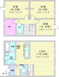 Himawari D棟の物件間取画像